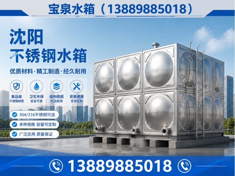 新民市不锈钢水箱展示图